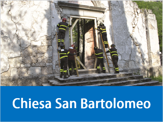 Stabilizzazione del portale della chiesa di San Bartolomeo